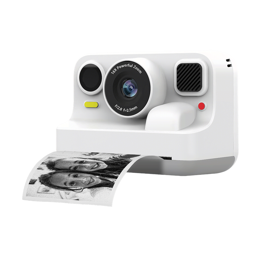 Kamerat - DENVER KPC-1374BTW - Kids print camera with thermal print function Bluetooth connection for print from smartphone - KPC-1374BTW