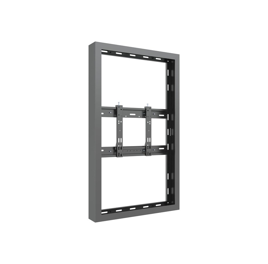 Seinäkiinnitys, AV-kiinnikkeet & AV-kalusteet - Multibrackets M Pro Series enclosure - low profile - for flat panel - black (RAL 9005) - Max 25 kg - recommended for 46" - 7340234811960