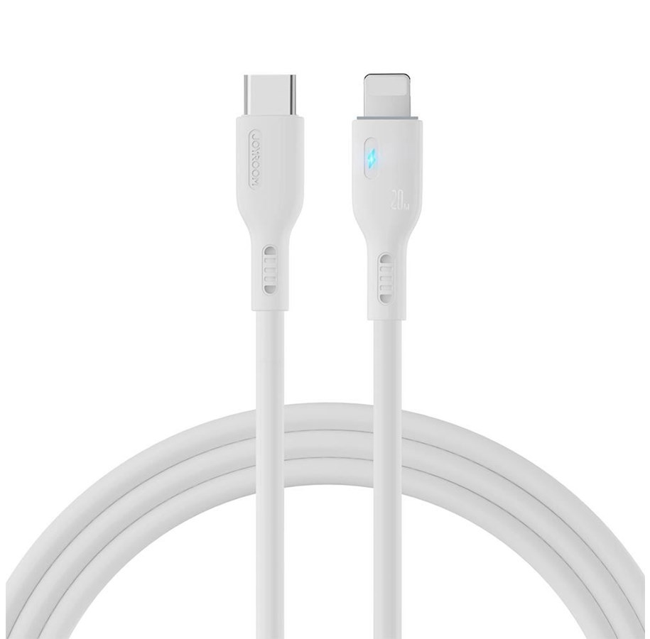 USB kaapelit - Joyroom Premium Series A13 Lightning / USB-C Cable 20W 2m - White - S-CL020A13W2