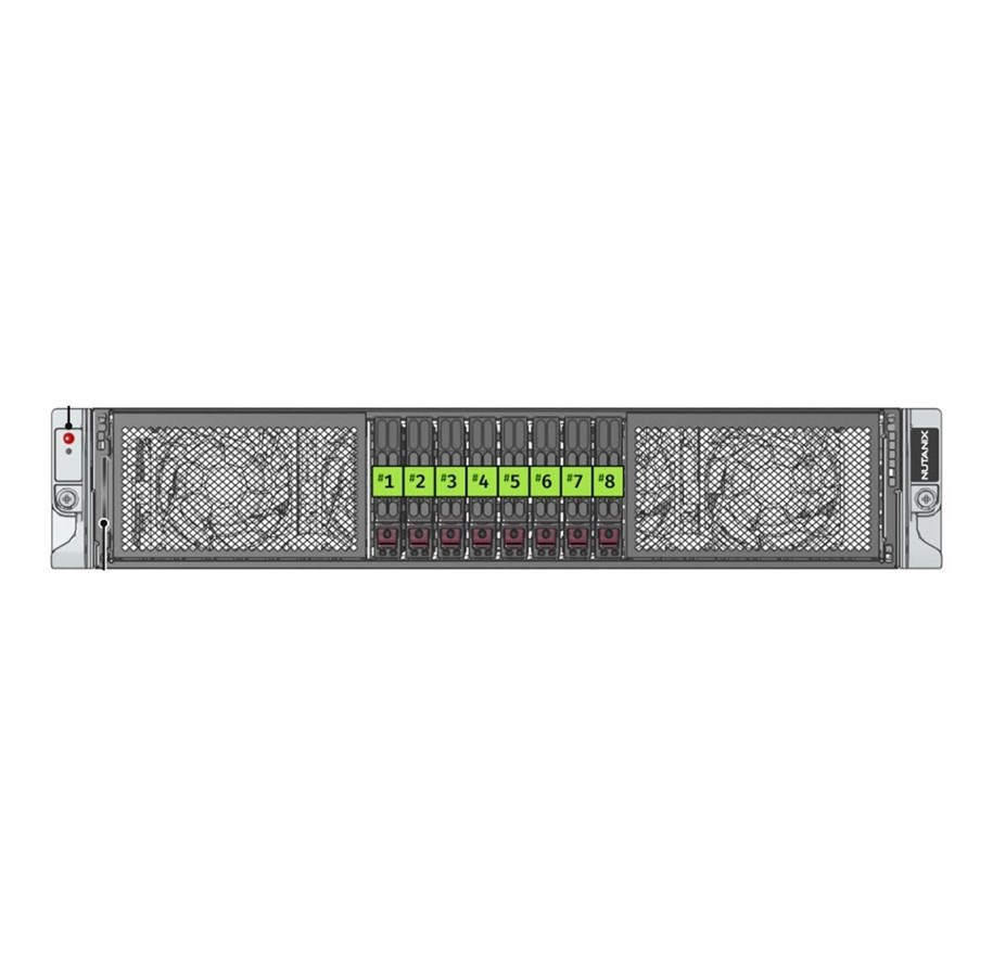 Verkkolaitteet & langattoman verkon laajentimet - Nutanix Xtreme Computing Platform NX-8150G-G10 - application accelerator - PIO-NX8150G-G106517-NI22