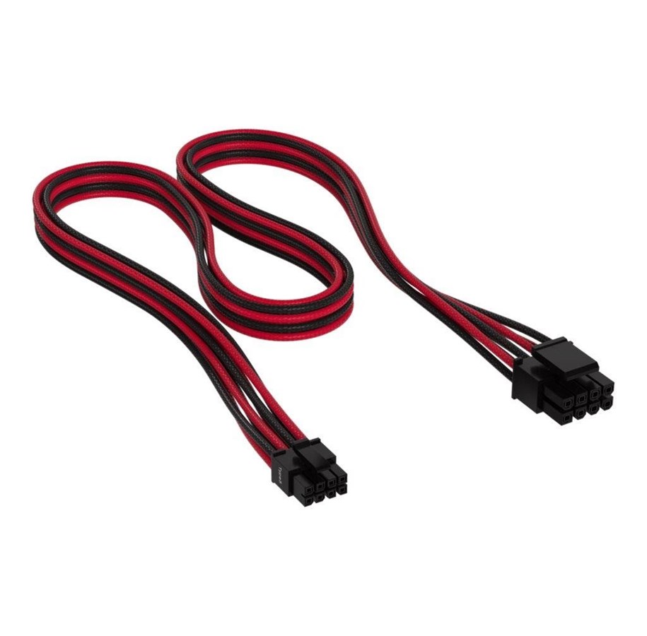 Sisäiset virtakaapelit - Corsair - power cable - 8 pin EPS12V to 8 pin PCIe power - 75 cm - CP-8920302