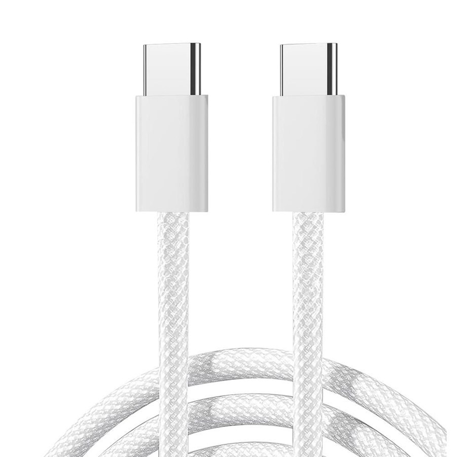 USB kaapelit - Joyroom  Ben Series S-A45 USB-C / USB-C 60W Cable 1 m - White - S-A45_W