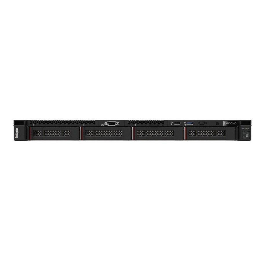 Palvelimet - Lenovo ThinkSystem SR250 V3 - rack-mountable Xeon 6315P 2.8 GHz - 32 GB - no HDD - 7DCL100EEA
