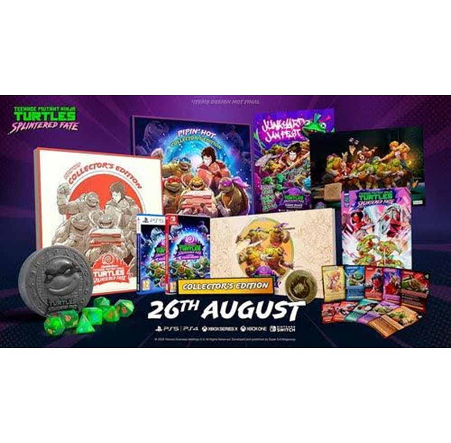 Pelit - Teenage Mutant Ninja Turtles: Splintered Fate Pipin' Hot (Collector's Edition) - Nintendo Switch - Toiminta/Seikkailu - 5056635614896