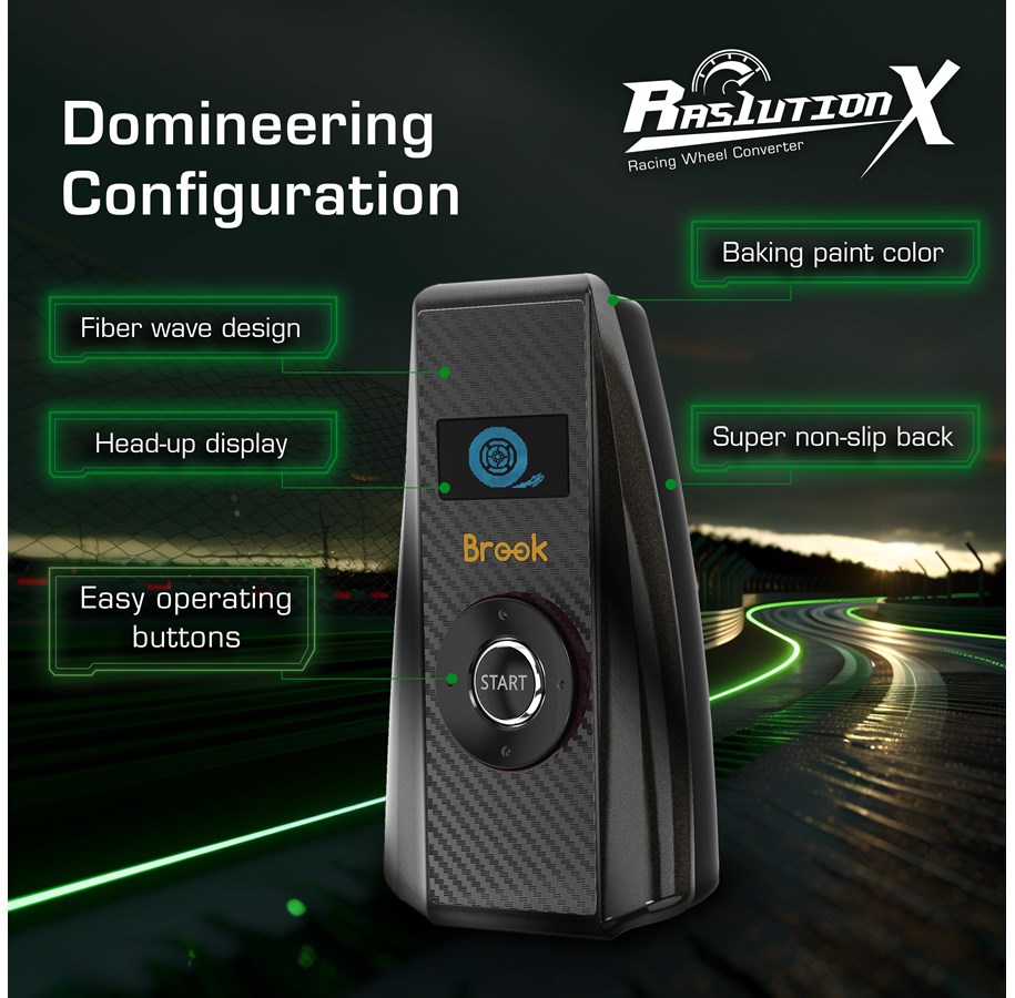 Brook Sim Racing Brook Gaming Ras1ution X (Xbox series One 360 Sim-Racing Signal ...