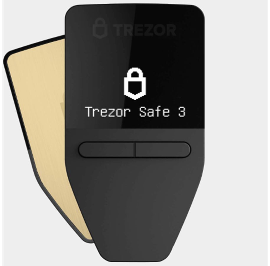 Puhelin - Muut lisävarusteet - TREZOR Safe 3 - Solar Gold - SLATS3SG0B1100