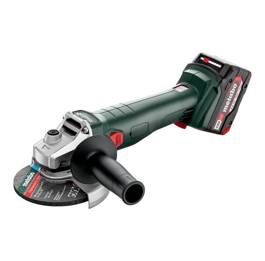 Kulmahiomakoneet - Metabo W 18 L 9-125 QUICK - angle grinder - cordless - 125 mm - 2 batteries - 602249650