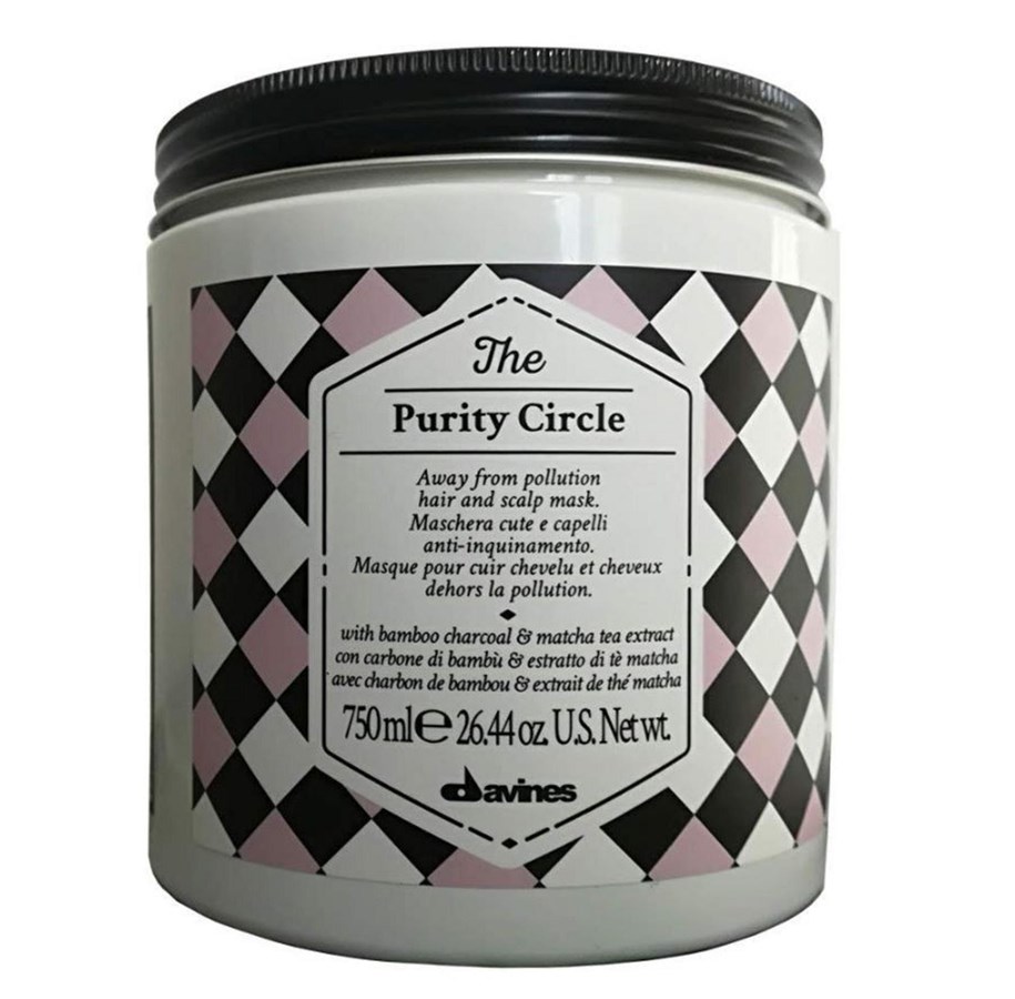 Hiustenhoito - Davines The Purity Circle Scalp Treatment Cream Mask – 750 ml - 8004608258186