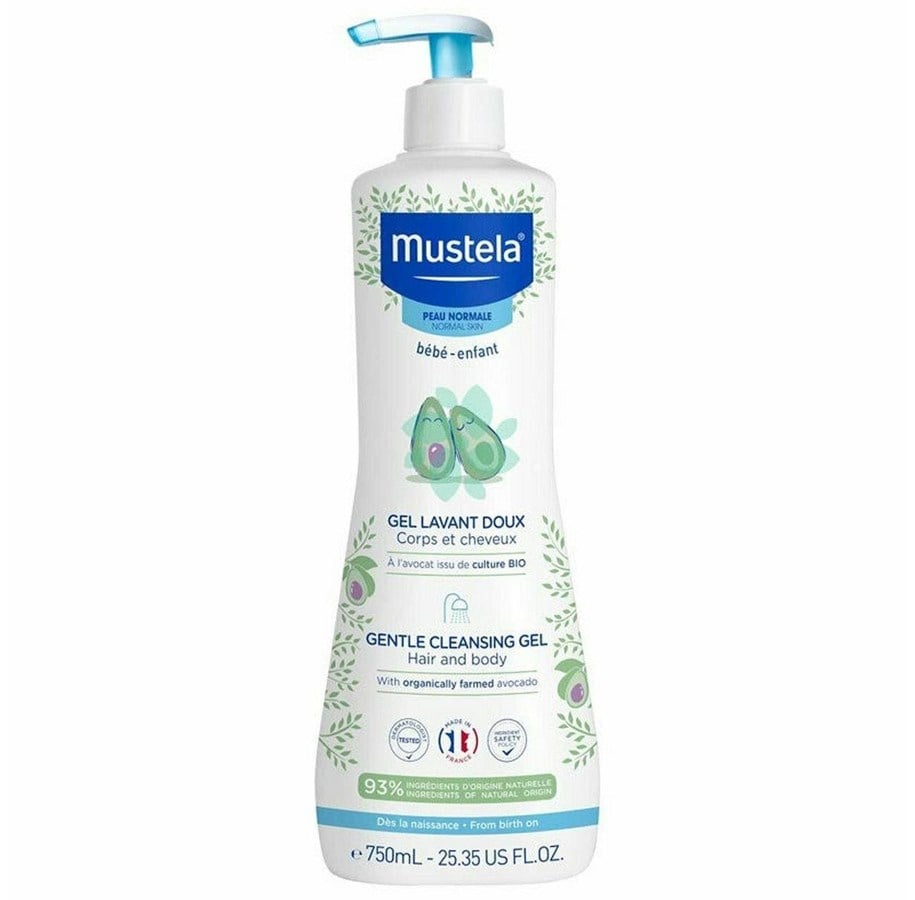Kasvojen hoito - Mustela Avocado Gentle Cleansing Gel 750 ml - 3504105035471