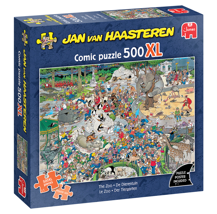 Palapelit - Jan van Haasteren The Zoo (500XL) - 707-1110100919