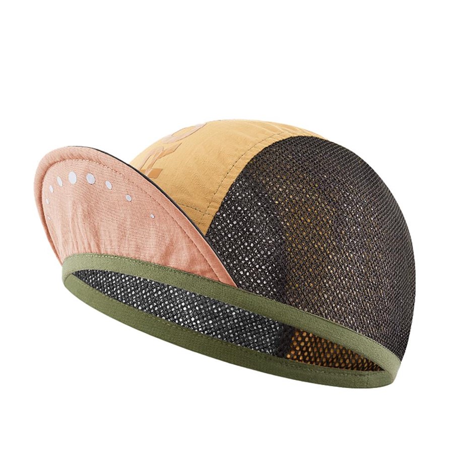 Pyörätarvikkeet - Rockbros Cycling Cap with Visor Helmet Cover - Yellow - 8386824303964