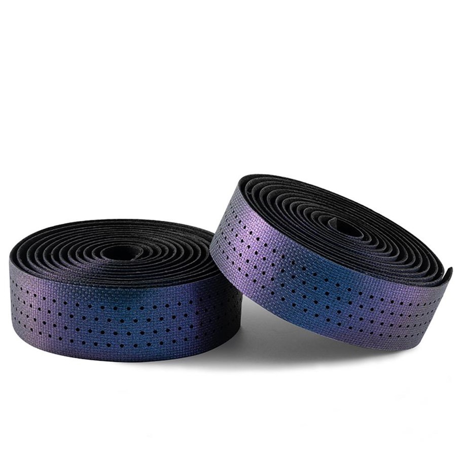 Pyörätarvikkeet - Rockbros Handlebar Tape Perforated Silicone with Chameleon Effect - Purple - 8386824307610
