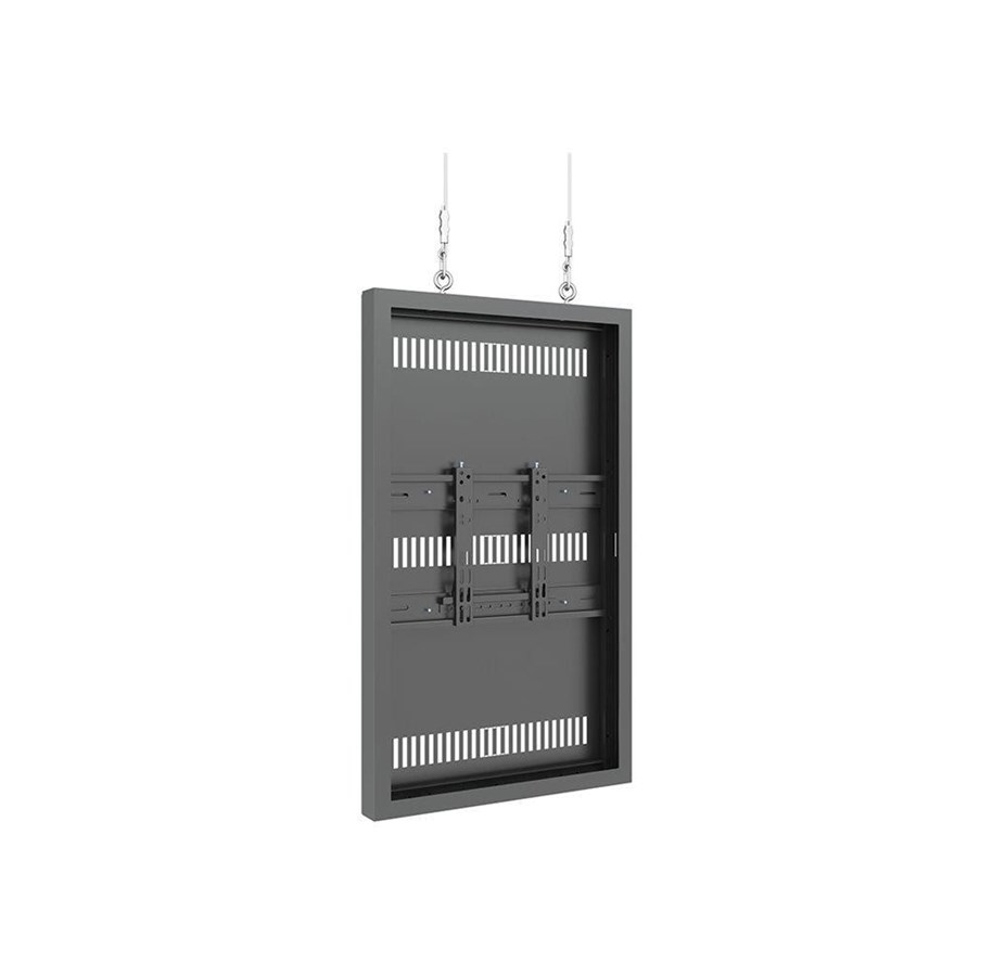 Seinäkiinnitys, AV-kiinnikkeet & AV-kalusteet - Multibrackets M Pro Series enclosure - Slim - for digital signage display - wire small universal theft protect - black - Max 40 kg - recommended for 43" - 7340234811458