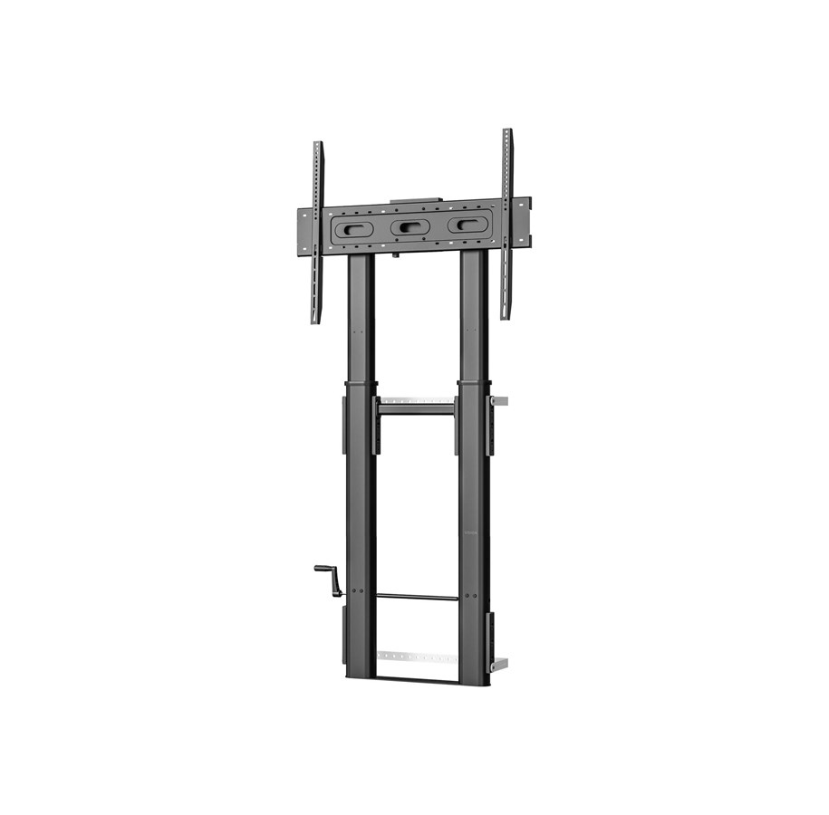 Seinäkiinnitys, AV-kiinnikkeet & AV-kalusteet - Vision X-Series VFM-F26W stand - height adjustable - for flat panel - 80kg - sandblasted black - Max 80 kg - recommended for 100" - VFM-F26W