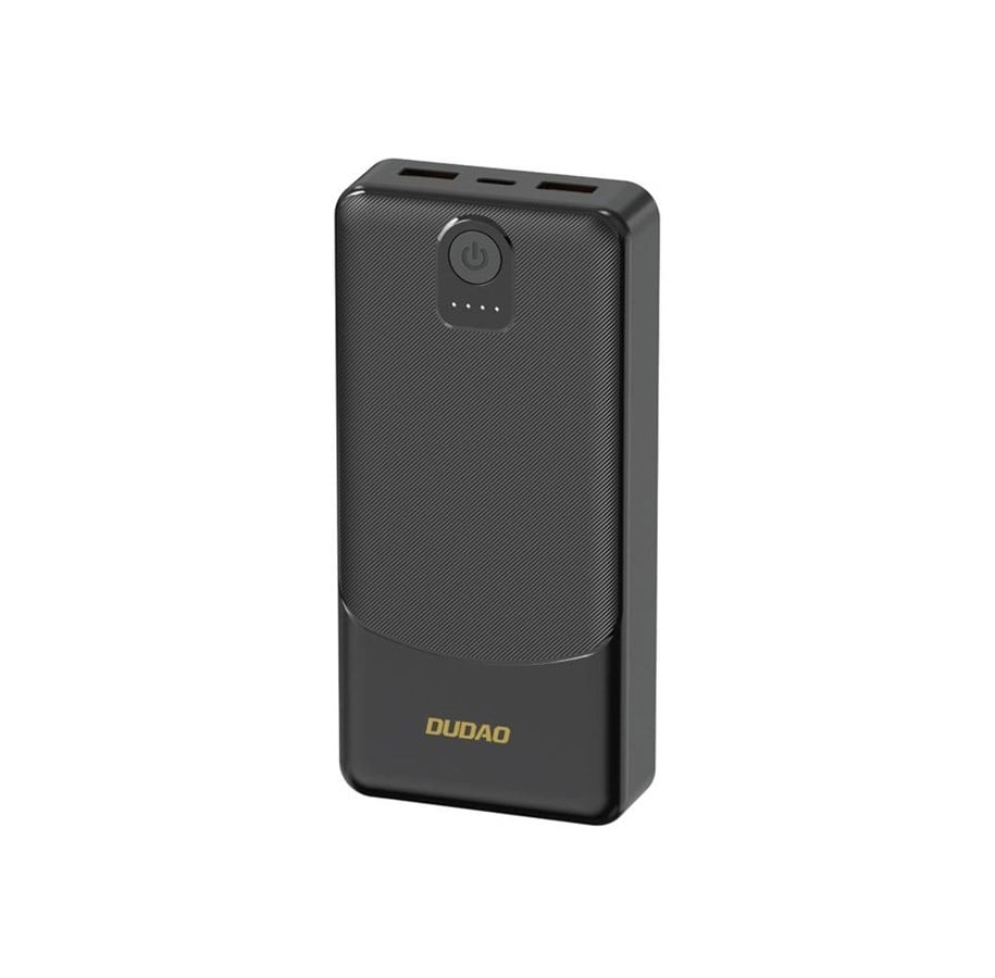 Powerbank - Dudao Powerbank K10 10000mAh 2.4A 2 x USB-A - black - 10000 mAh - 6976625333943