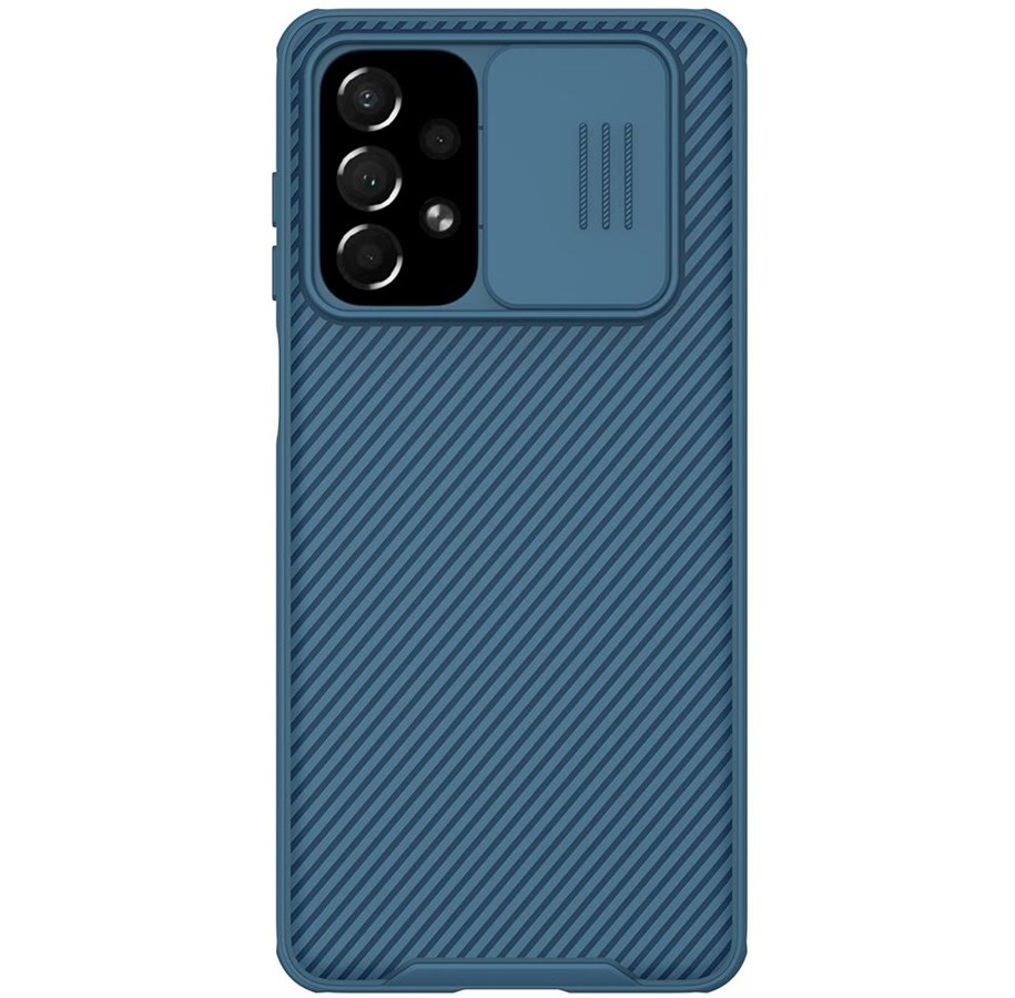 Puhelin - Kannet ja kotelot - Nillkin  CamShield Pro Case Armored Case Cover Camera Cover Samsung Galaxy A73 Blue - 6902048237766
