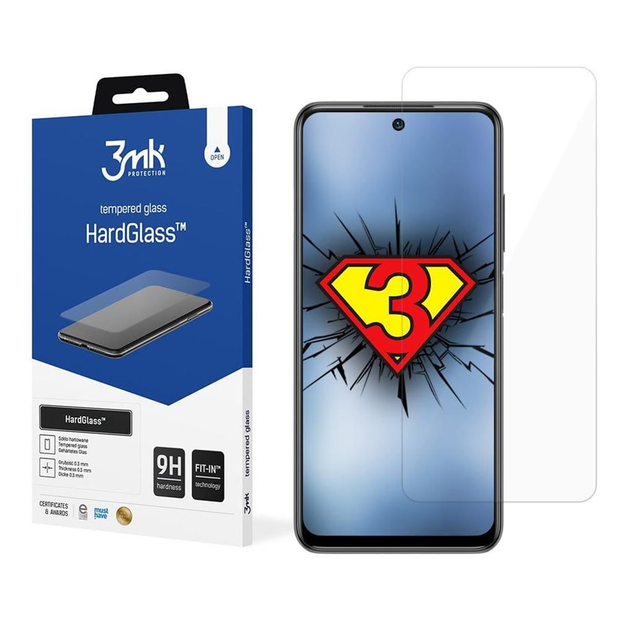 Puhelintarvikkeet - Näytönsuojat - 3mk Xiaomi Redmi Note 10 5G -  HardGlass™ - 5903108367479