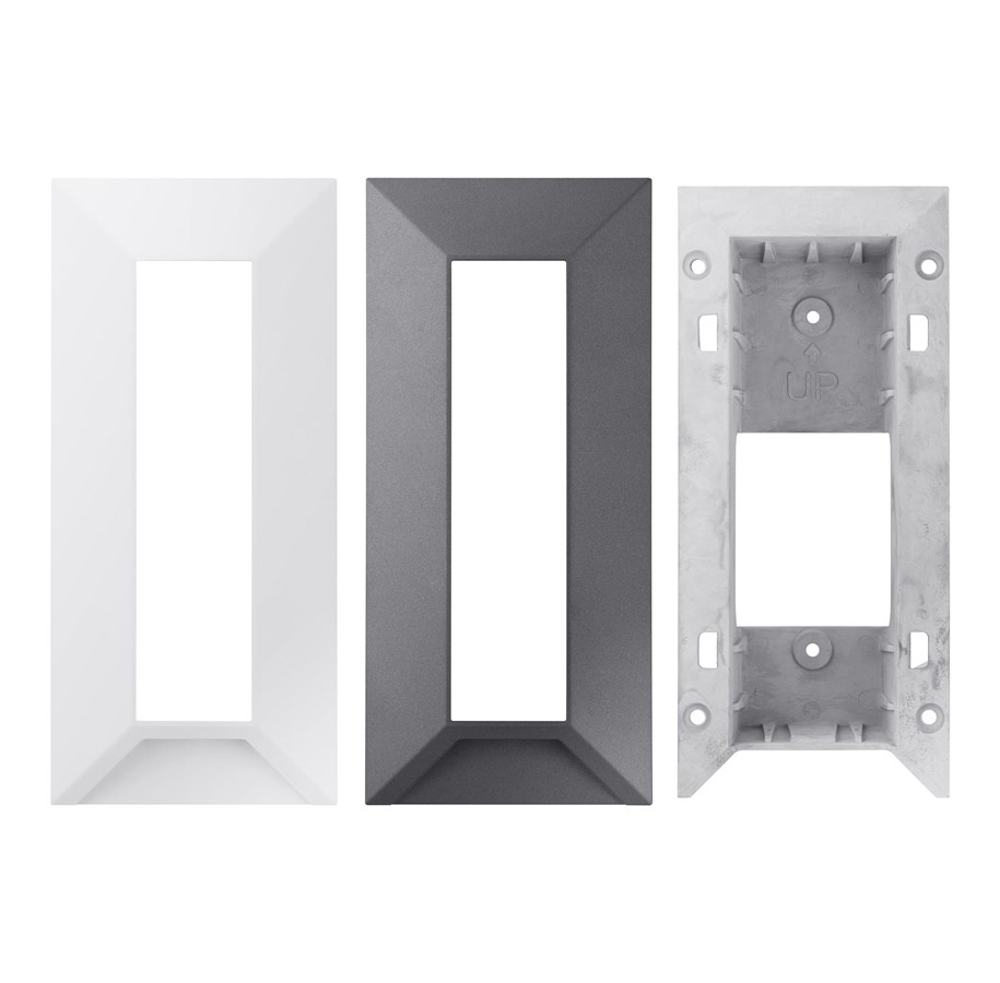 Kaapelihyllyt, Kaapelisukat & Kaapelisiteet - Hanwha Vision SHS-165F - flush mount for video intercom system - with cover - SHS-165F