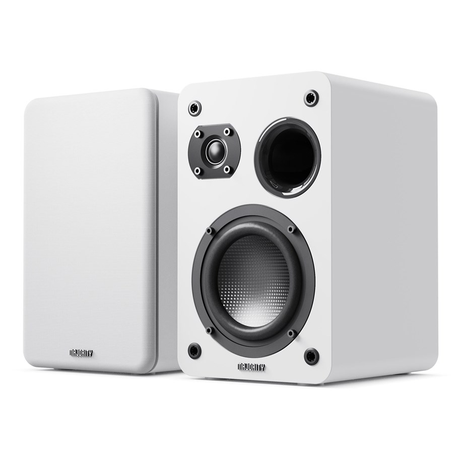 HiFi - kaiuttimet - Majority D70X Passive Bookshelf Speakers - White - 1000003088