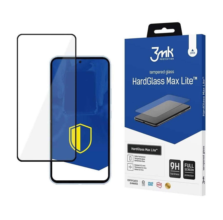 Puhelintarvikkeet - Näytönsuojat - 3mk Tempered glass for Samsung Galaxy A54 5G 9H from the  HardGlass Lite series - 5903108498890