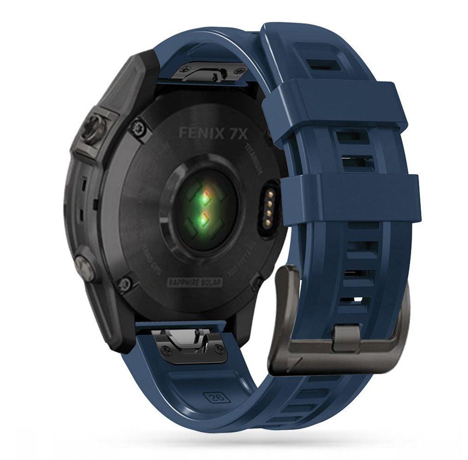 Smartwatch - Lisävarusteet - Tech-Protect IconBand Strap for Garmin Fenix 3 / 5X / 3HR / 5X Plus / 6X / 6X Pro / 7X - Navy Blue - 9589046921599