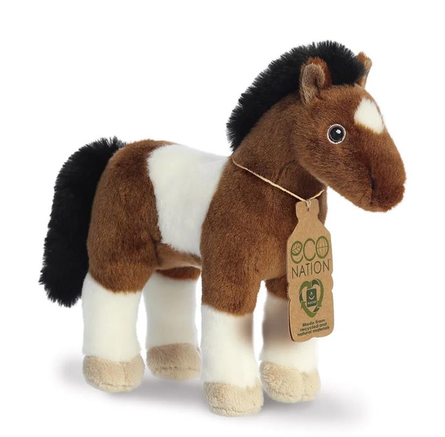 Pehmolelu - Eco Nation – Plush Toy / Cuddly Paint Horse 23 cm Eco-Friendly - 35051