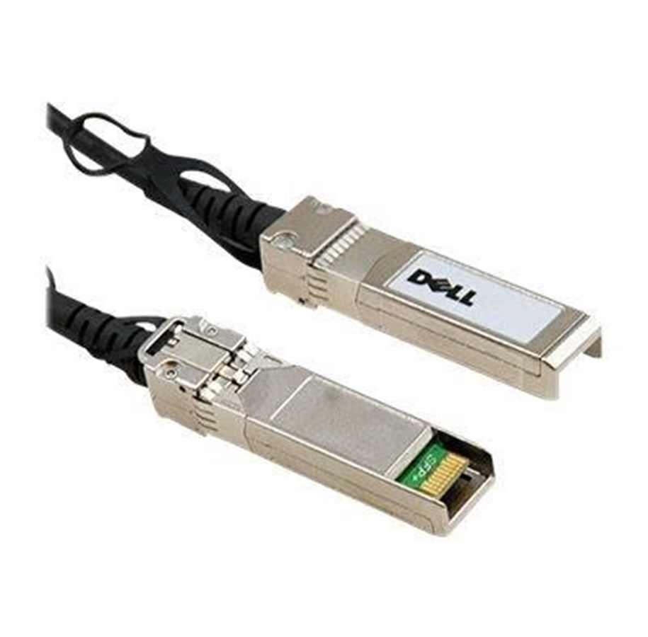 Verkkokaapelit - Dell 10GbE Copper Twinax Direct Attach Cable - direct attach cable - 3 m - Musta - 470-AAVJ