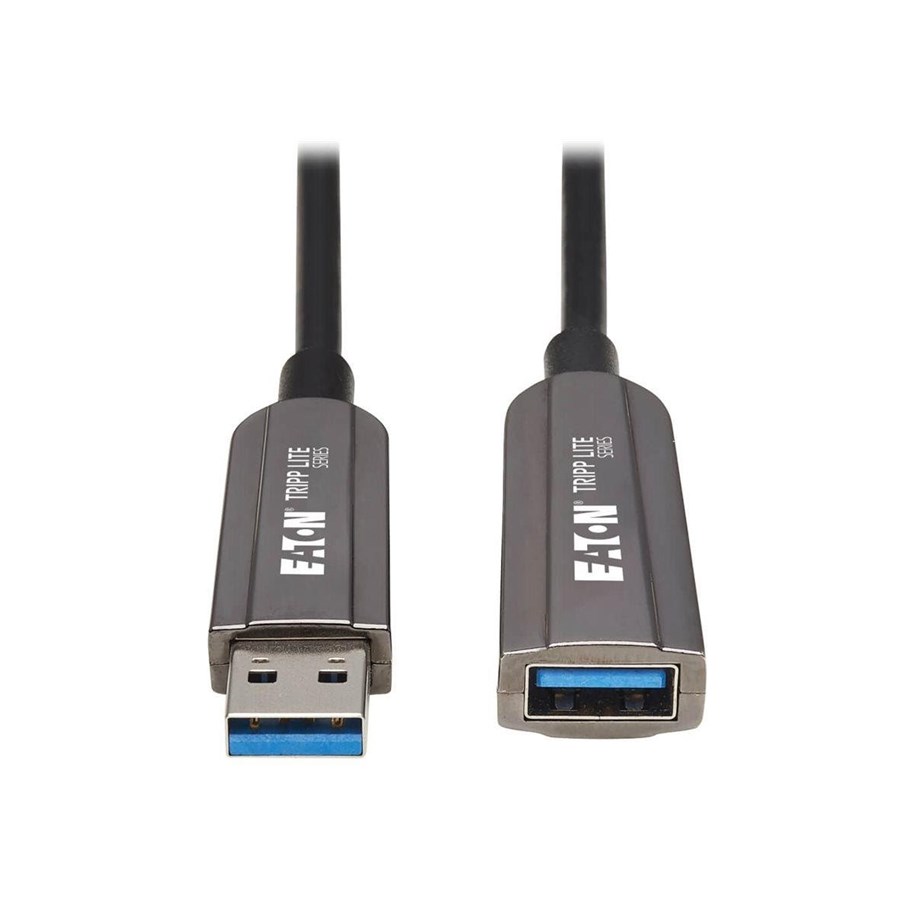 USB kaapelit - Tripp Lite Eaton  Series USB-A 3.2 Gen 1 CL3-Rated Fiber Active Optical Cable (AOC) - Extension/Repeater A/A M/F Black 10 m - U330F-10M-G1