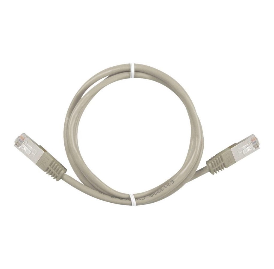 Verkkokaapelit - Sharkoon patch cable - 1 m - grey - Harmaa - 4044951014910