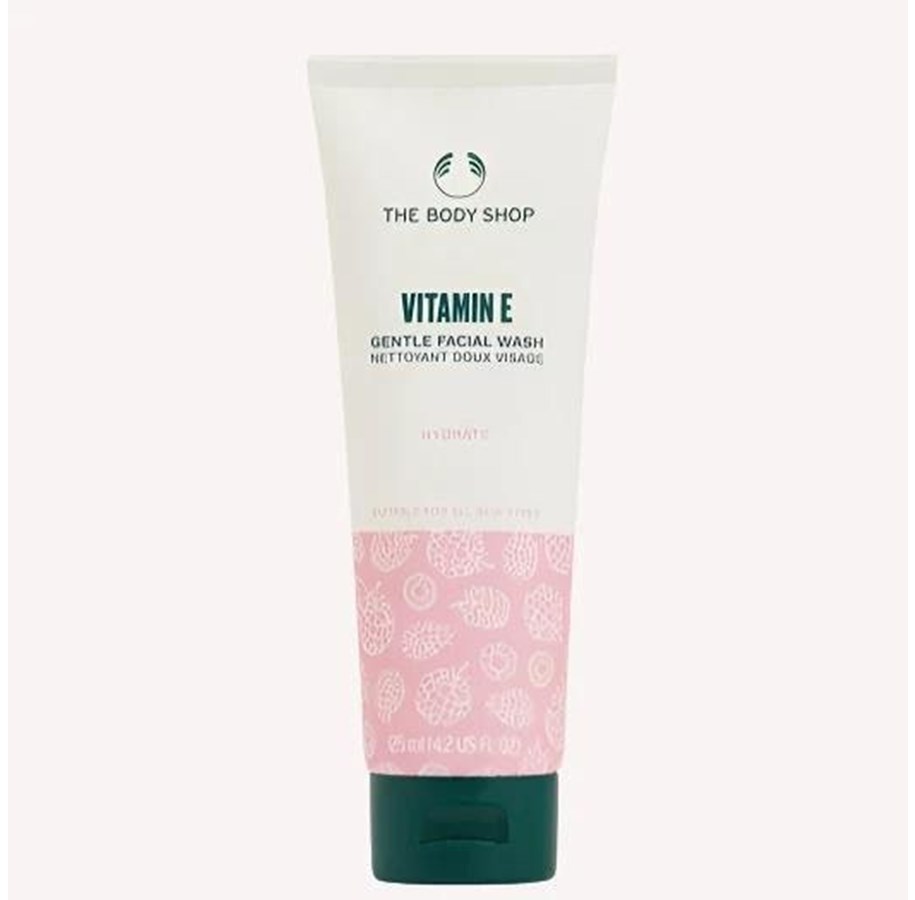 Kasvojen hoito - The Body Shop Vitamin E Gentle Face Wash - 5028197269609