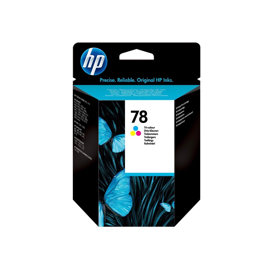 Mustepatruunat, värikasetit ja lisävarusteet - HP 78 / C6578DE Color Ink - C6578DE