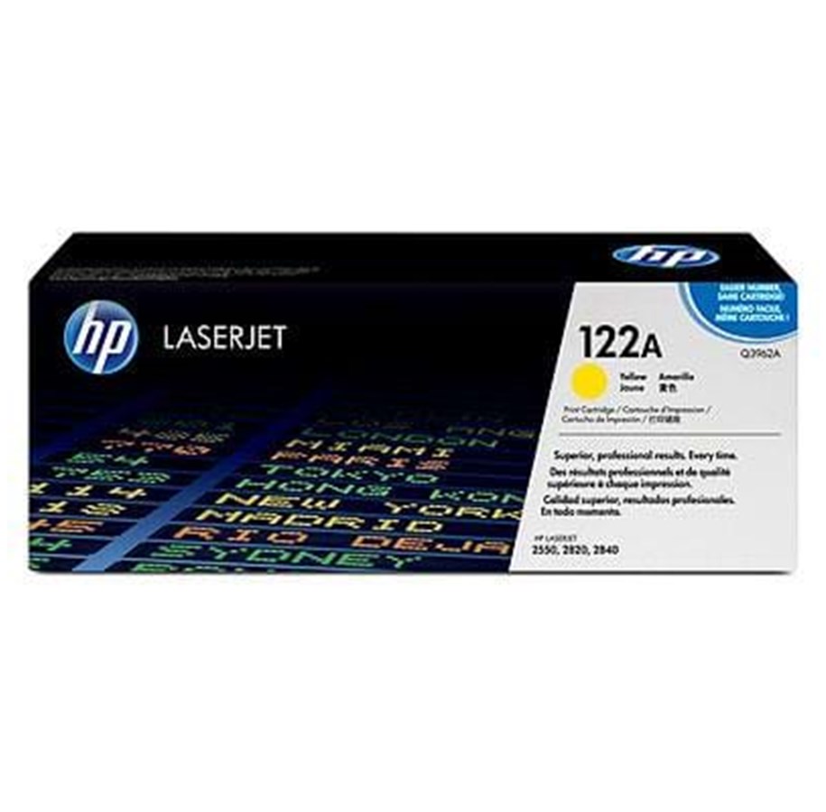 Mustepatruunat, värikasetit ja lisävarusteet - HP 122A / Q3962A - Yellow Laser Toner - Q3962A