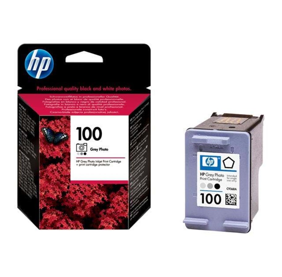 Mustepatruunat, värikasetit ja lisävarusteet - HP 100 - Photo Grey Ink (C9368AE) - C9368AE
