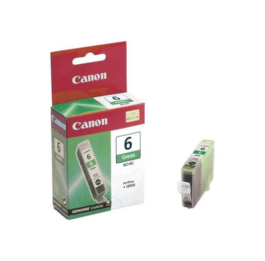 Mustepatruunat, värikasetit ja lisävarusteet - Canon BCI-6 / 9473A002 Vihreä - 9473A002
