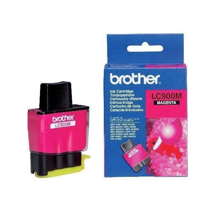 Mustepatruunat, värikasetit ja lisävarusteet - Brother LC900M - Ink Cartridge - LC900M