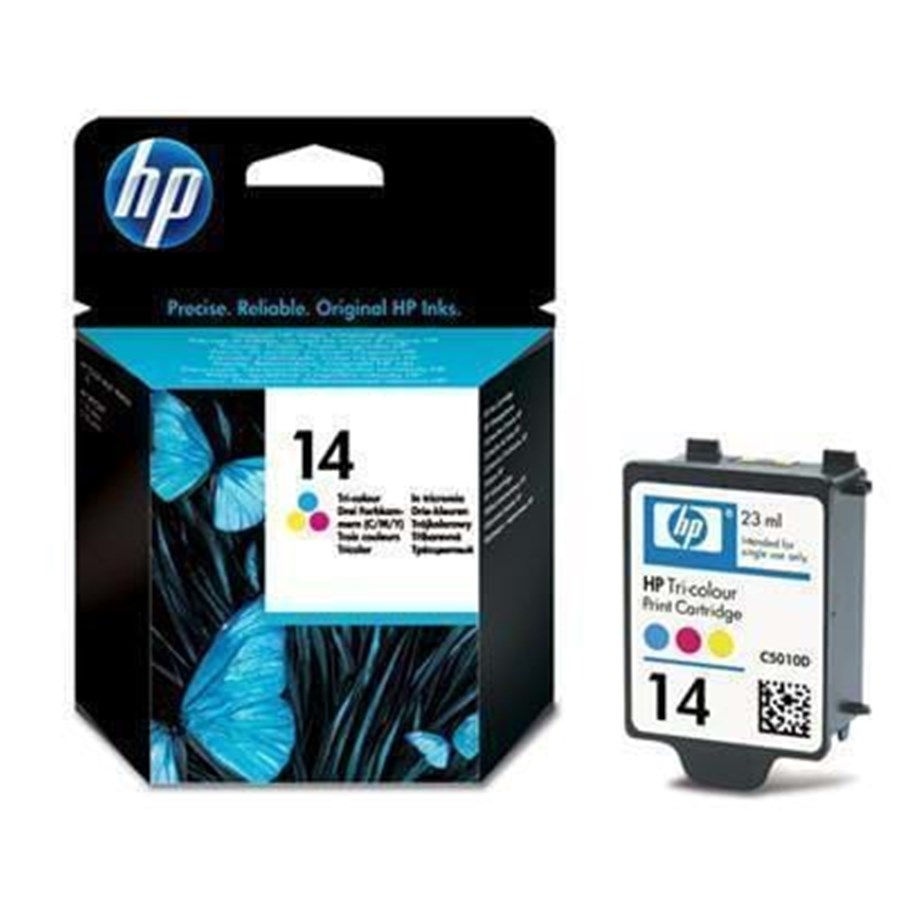 Mustepatruunat, värikasetit ja lisävarusteet - HP 14 Color - C5010DE