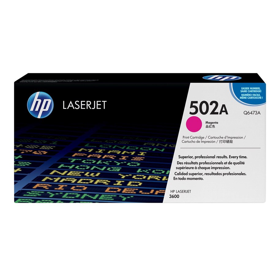 Mustepatruunat, värikasetit ja lisävarusteet - HP 502A / Q6473A Magenta Toner - Q6473A