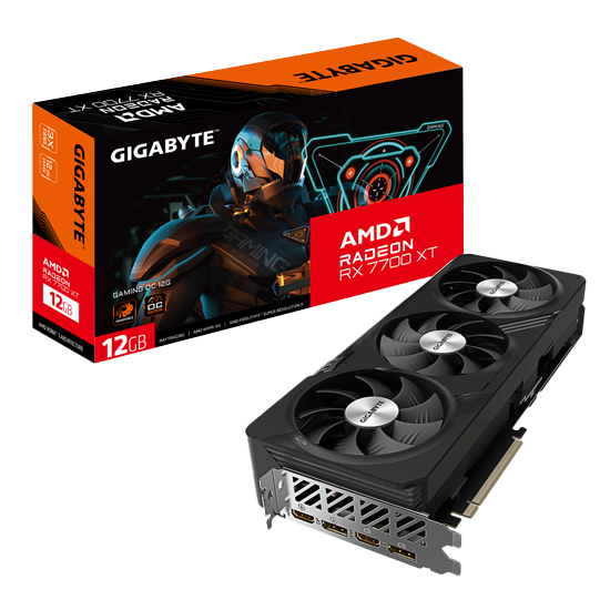 AMD Radeon™ -näytönohjain ja pakkaus