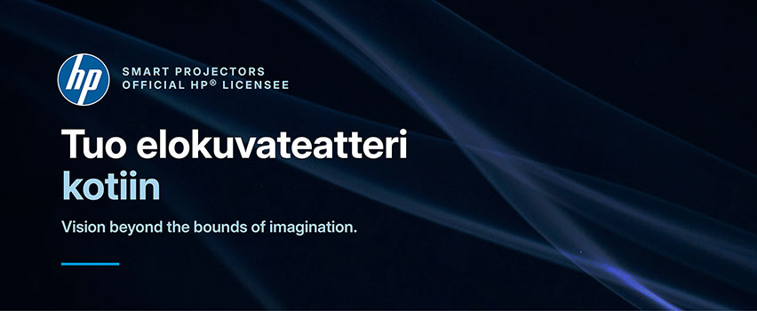HP Smart Projector – Bring the Cinema Home – virallinen HP-lisensoitu älyprojektori kotiteatteriin