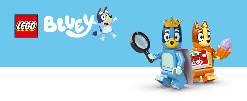 LEGO® Bluey – leiki ja rakenna Blueyn ja ystävien kanssa