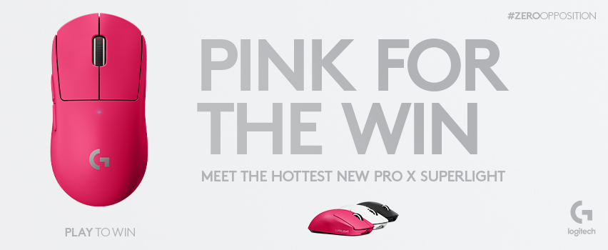 Logitech Pink for the Win