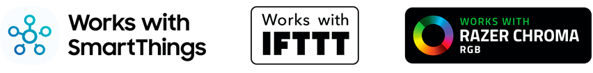 banner: SmartThings logo, IFTTT logo, Razer Chroma logo