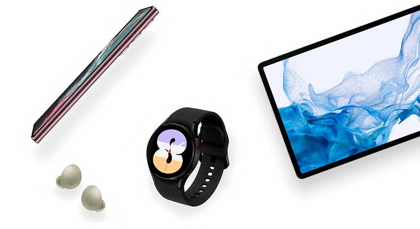 Samsung Galaxy mobile,tablet, buds and watch