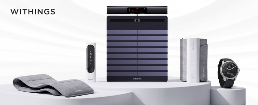 Withings terveysteknologia – älykäs vaaka, älykello, verenpainemittari, unimatto ja lämpömittari terveyden seurantaan