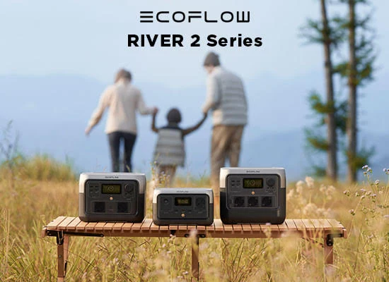 EcoFlow RIVER 2 Series virta-asemat – kolme mallia perheen retkeilyyn luonnossa