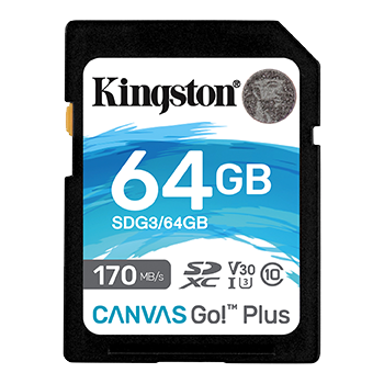 Kingston Canvas Go! Plus SD Card
